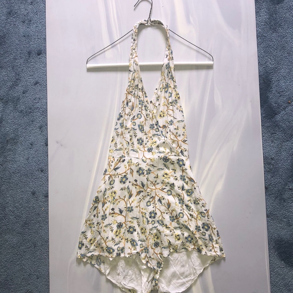 Spring Halter Top Romper